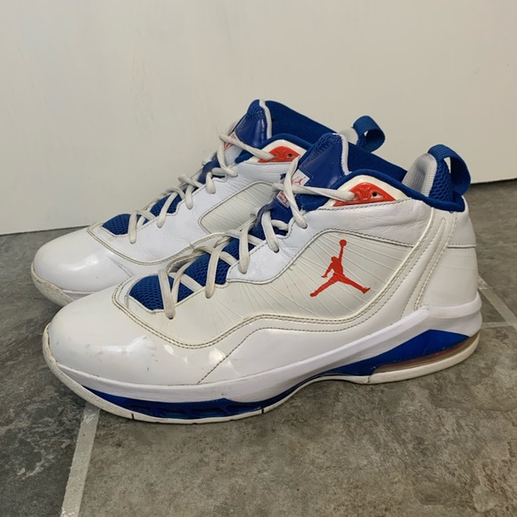 Nike Jordan Melo M8 White Blue Sneakers